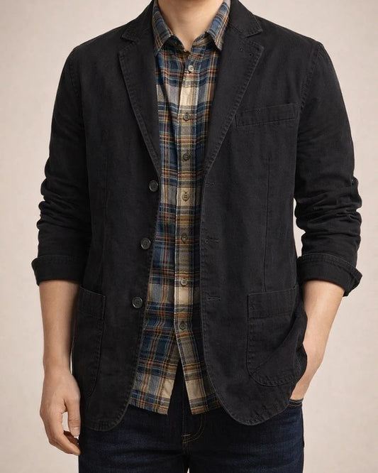 Men's Spring and Fall Cotton Casual Suit Jacket Men's Fashion Tide Small Suit Jacket | JRSEE:133e3470-848b-489d-b597-7b7ad535ddb7