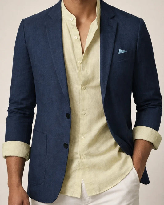 Men's Spring and Fall Tops Business Casual Printing Double-button Suit Jacket British Suit | JRSEE:b1277986-81cc-46ce-81cf-279d60868de8