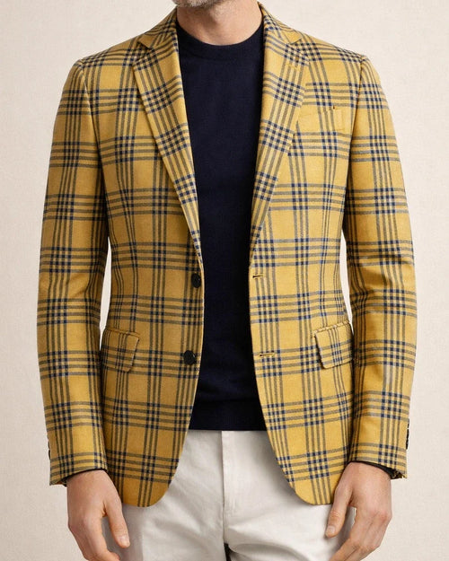 Men's Spring and Fall Tops Business Casual Printing Double-button Suit Jacket British Suit | JRSEE:0c8853b2-81bd-4d83-a6b7-a942b8d8765d