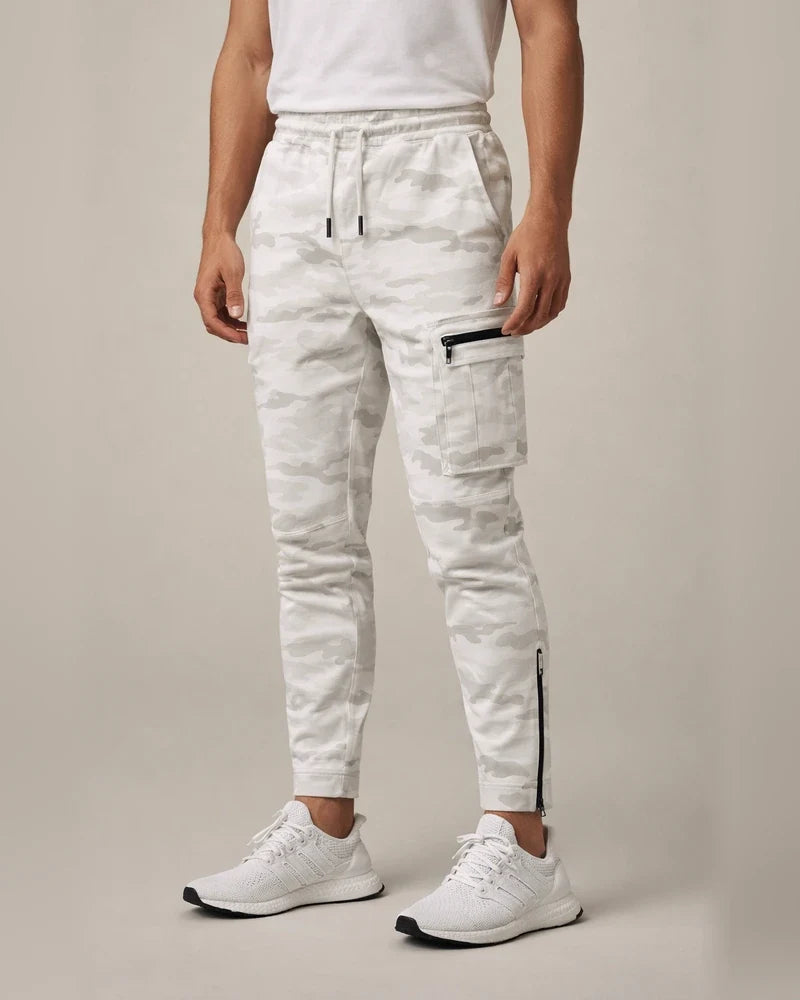 Men's Spring/Fall Casual Pants - American-Style Athletic Long Pants with Zipper and Slim Fit | JRSEE:016afabd-1158-4bad-ab1e-0ba25dc0d2fd