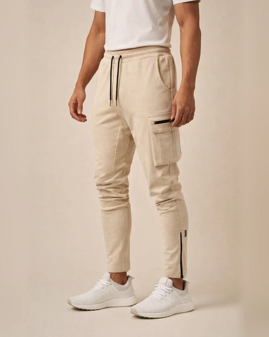 Men's Spring/Fall Casual Pants - American-Style Athletic Long Pants with Zipper and Slim Fit | JRSEE:9aa7fa3c-8680-4639-85c4-4961fe7e092d