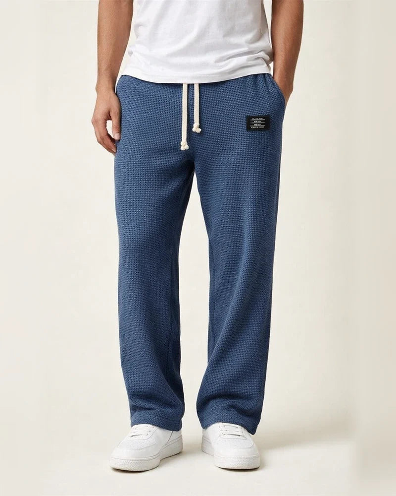 Men's Spring/Fall Loose Straight-Leg Sweatpants Wide-Leg Athletic Casual Long Pants | JRSEE:9bf730ee-4fea-44ef-8950-ea061e266acf