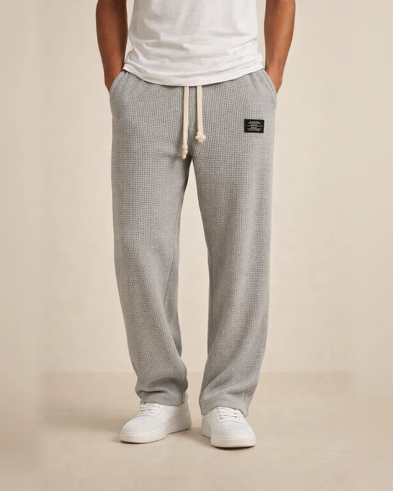 Men's Spring/Fall Loose Straight-Leg Sweatpants Wide-Leg Athletic Casual Long Pants | JRSEE:4d6fe464-26d4-4845-b7c5-b5e001edd1ec
