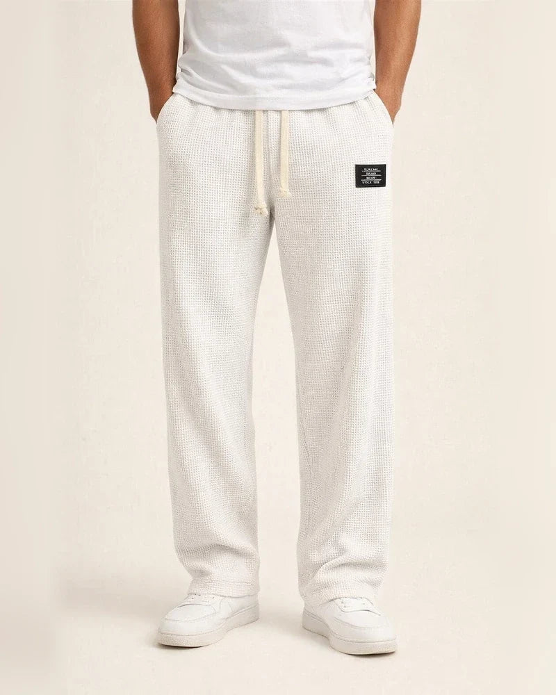 Men's Spring/Fall Loose Straight-Leg Sweatpants Wide-Leg Athletic Casual Long Pants | JRSEE:06b6348f-3efd-4430-9d6c-3557d2062f2f