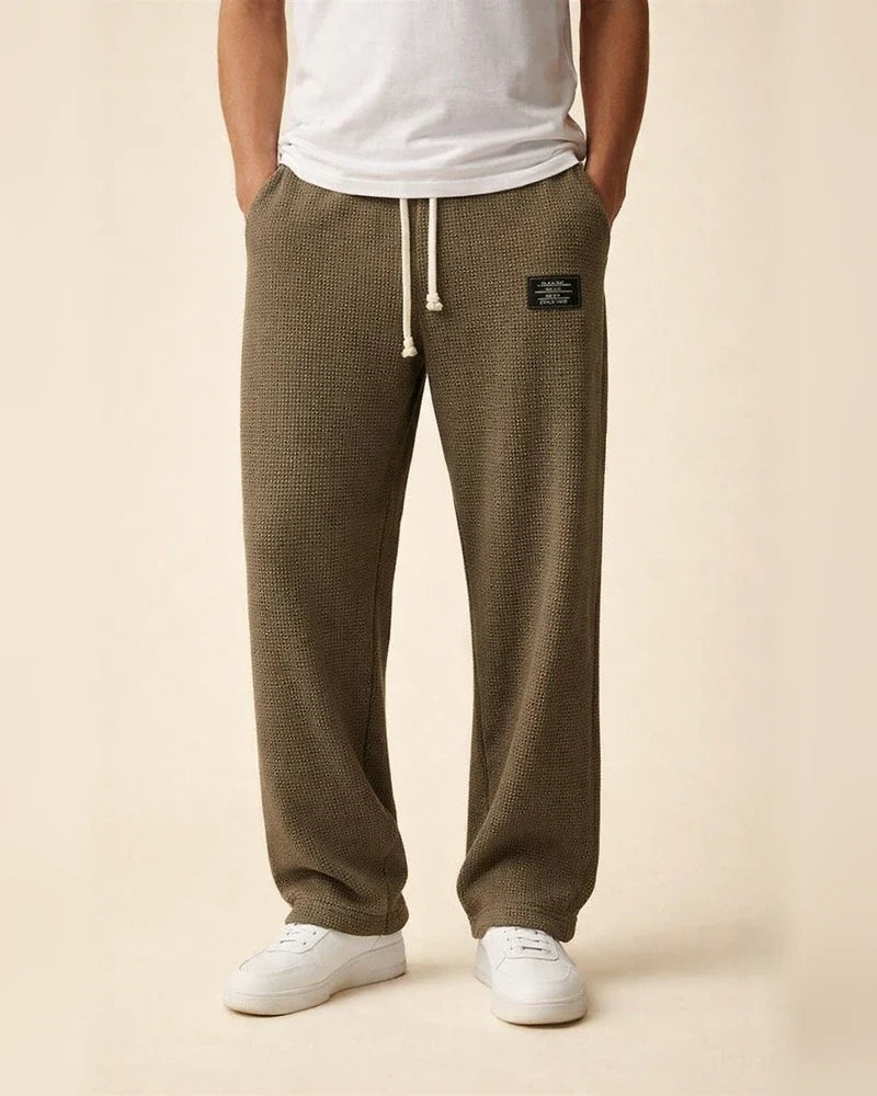 Men's Spring/Fall Loose Straight-Leg Sweatpants Wide-Leg Athletic Casual Long Pants | JRSEE:a8d84da3-e16e-4809-a959-8c6b05cc4059