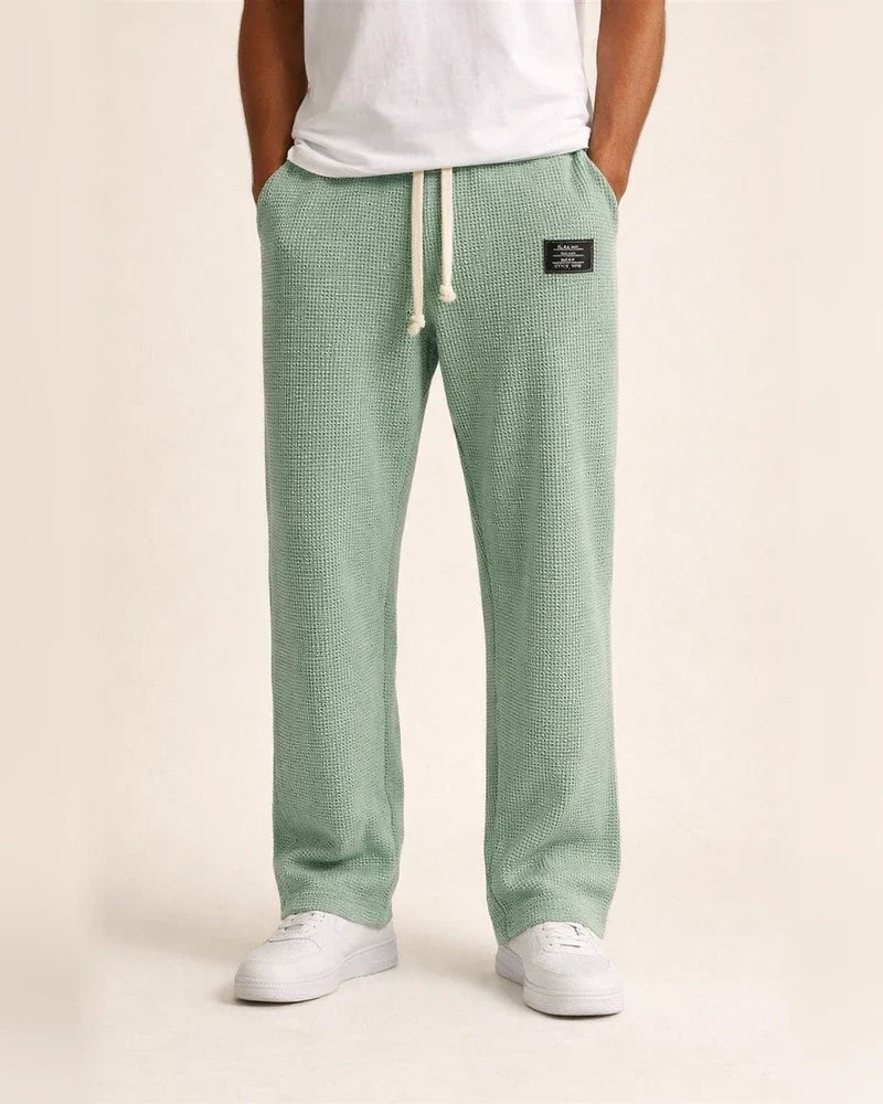 Men's Spring/Fall Loose Straight-Leg Sweatpants Wide-Leg Athletic Casual Long Pants | JRSEE:75c8bc8f-5311-41b2-87d0-51ed58dfd8da