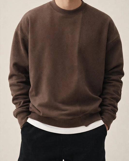 Men's Spring/Fall Sweatshirt - American-Style Loopback Casual | JRSEE:da09296a-ebe6-49fe-852c-d07ce6a76495
