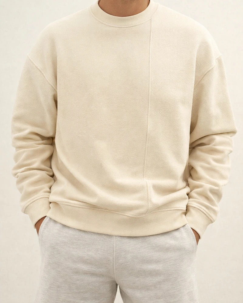 Men's Spring/Fall Sweatshirt - American-Style Loopback Casual | JRSEE:6ad920e0-dc0b-4e0a-a662-42094cb4e8d7