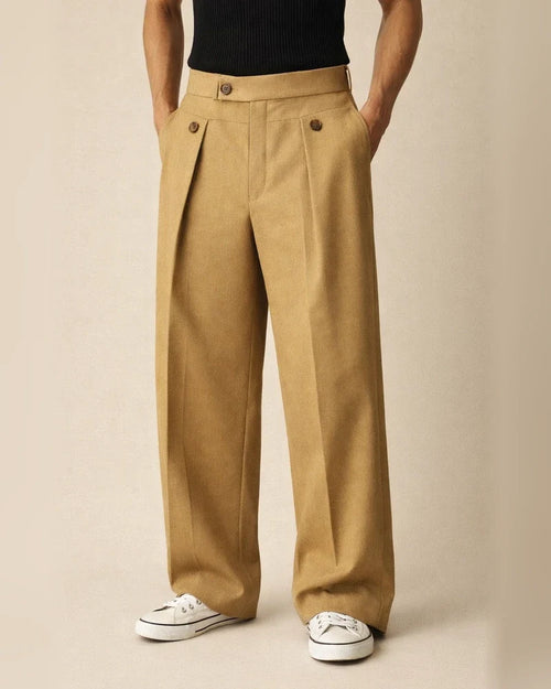 Men's Straight-Leg Business Casual Pants with Premium Drape Men's Long Pants | JRSEE:15972e9f-1a54-468c-8b6c-90f94cd38cc3