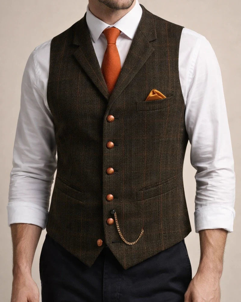 Men's Suit Vest Men's Casual Vest Slim-Fit Striped Vest | JRSEE:bfa58ccb-fbb2-4204-872a-8b155654640e