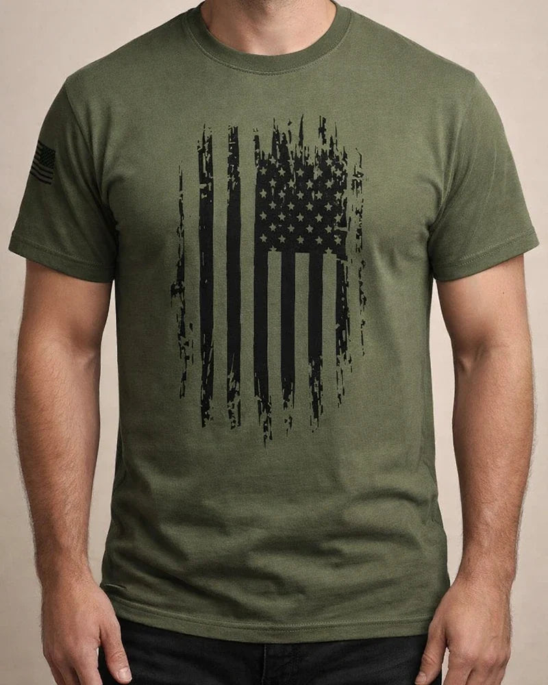 Men's Summer 3D-Printed T-Shirt: U.S. Flag Short-Sleeve Fashion T-Shirt | JRSEE:2b1cabb3-b156-4d3e-8515-74ac1c499ef1