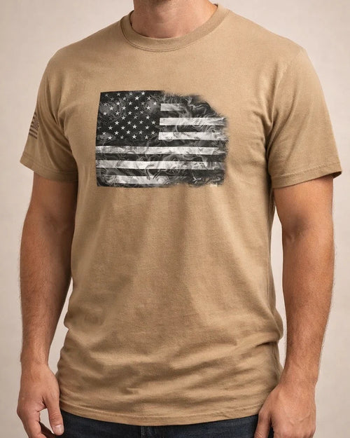 Men's Summer 3D-Printed T-Shirt U.S. Flag Short-Sleeve T-Shirt | JRSEE:a00c0779-20f5-4155-9f0b-17cd6c43febd
