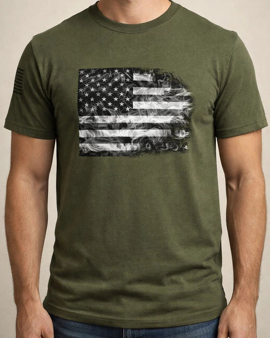 Men's Summer 3D-Printed T-Shirt U.S. Flag Short-Sleeve T-Shirt | JRSEE:b3d1e97e-e46b-4056-990e-e095246e8401
