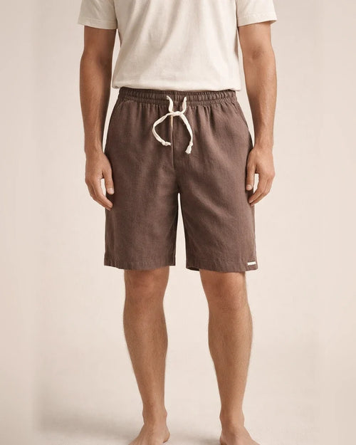 Men's Summer Casual Shorts: Loose-Fit, Trendy Cotton-Linen 5/10-Length Shorts | JRSEE:59256cc9-1bc9-48bb-9618-13784aba50ba