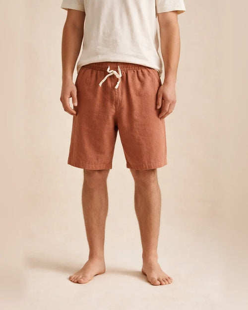 Men's Summer Casual Shorts: Loose-Fit, Trendy Cotton-Linen 5/10-Length Shorts | JRSEE:b64ebd6c-4d3b-429e-8c1a-e52e6d763085