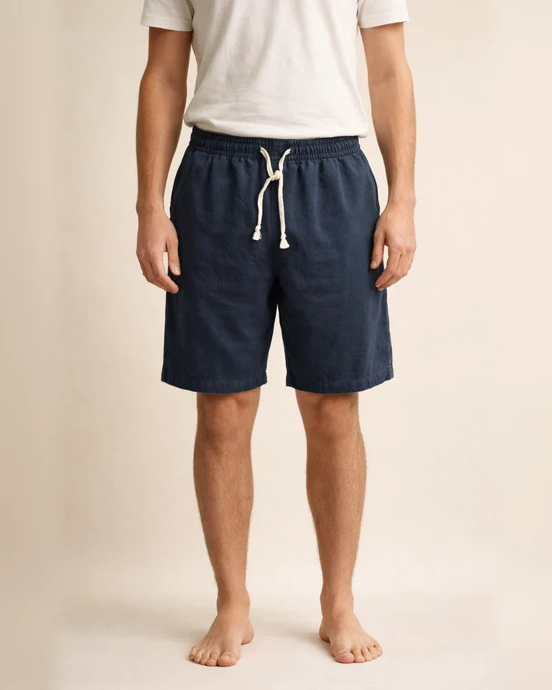 Men's Summer Casual Shorts: Loose-Fit, Trendy Cotton-Linen 5/10-Length Shorts | JRSEE:97f78d8e-7ee8-4687-b78d-920d705cdccf
