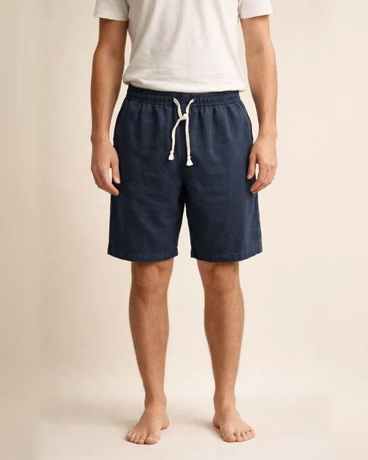 Men's Summer Casual Shorts: Loose-Fit, Trendy Cotton-Linen 5/10-Length Shorts | JRSEE:97f78d8e-7ee8-4687-b78d-920d705cdccf