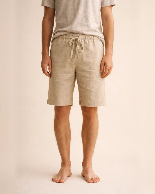 Men's Summer Loose Cotton Linen Thin Breathable Solid Color Five Sports Casual Shorts S-5XL | JRSEE:42a6023a-7521-4830-a9ad-4aab832828c7