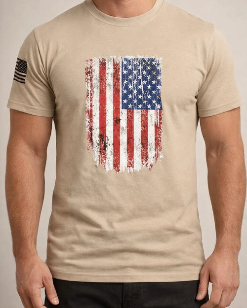 Men's Summer Patriotic 3D Print T-shirt—U.S. Flag Short-Sleeve T-shirt | JRSEE:07499411-4870-4e72-b2b9-c7af17602e90
