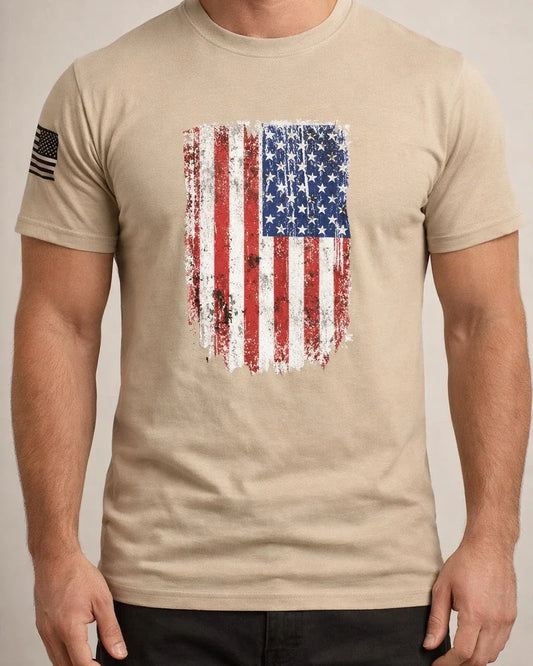 Men's Summer Patriotic 3D Print T-shirt—U.S. Flag Short-Sleeve T-shirt | JRSEE:07499411-4870-4e72-b2b9-c7af17602e90