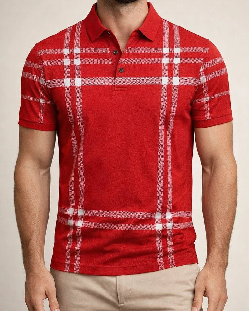 Men's Summer Short-sleeved T-shirt New Casual Lapel Polo Shirt Men's Fashion Versatile Trend Tops | JRSEE:dff9dc7e-7f5b-4e6f-ab1b-8ca85800aef4