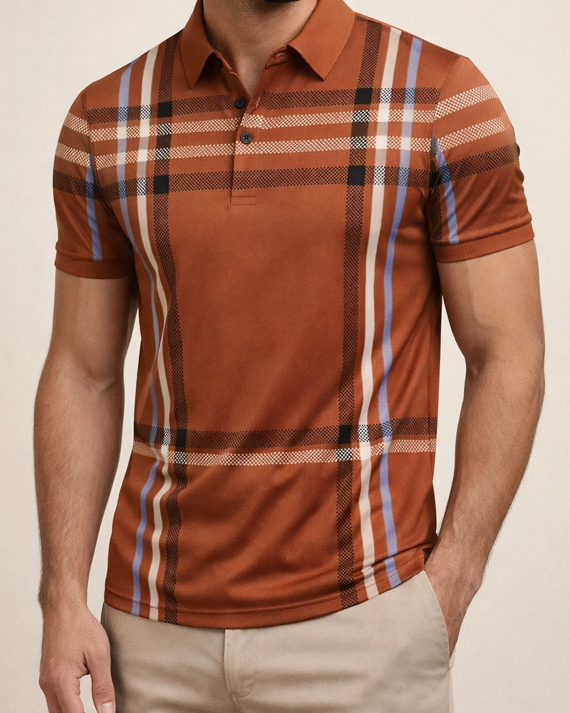 Men's Summer Short-sleeved T-shirt New Casual Lapel Polo Shirt Men's Fashion Versatile Trend Tops | JRSEE:0bf4a66b-73b4-4be0-90ab-9321ce2db469