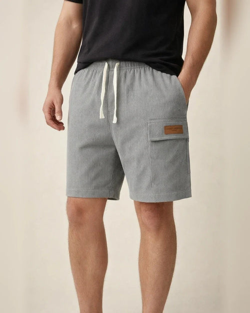 Men's Summer Striped Loose-Fit Casual Shorts 5/10 Length | JRSEE:c05a6370-166d-4e47-a955-cfd4bca59b20