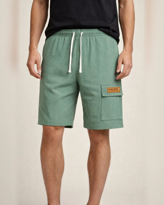 Men's Summer Striped Loose-Fit Casual Shorts 5/10 Length | JRSEE:003a16be-95df-42aa-9705-9fa42b8da613