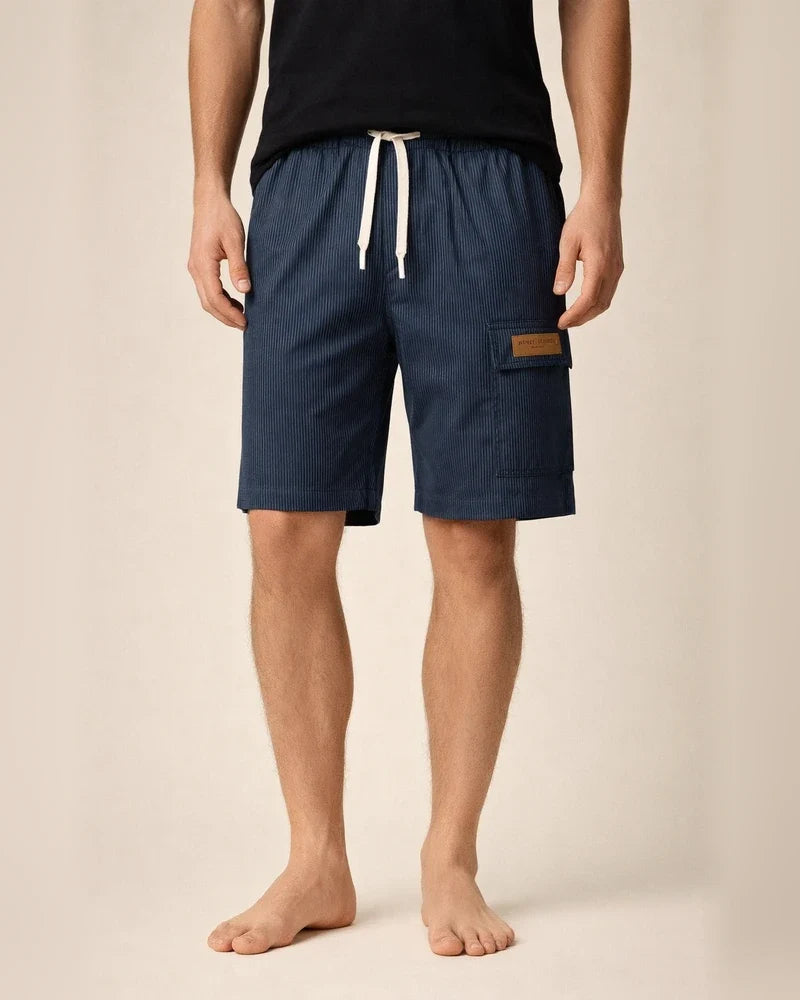 Men's Summer Striped Loose-Fit Casual Shorts 5/10 Length | JRSEE:0b966fc9-f6e1-4bba-9c19-58e4c8b24660