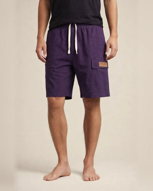 Men's Summer Striped Loose-Fit Casual Shorts 5/10 Length | JRSEE:47d6b6ec-b114-4b6f-9c38-6ab55db0b4ee