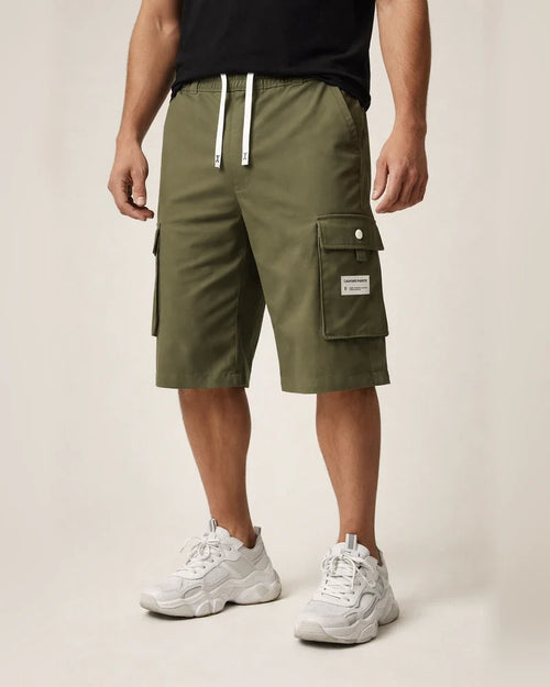 Men's Summer Work Shorts Sporty Casual Straight-Leg 7/8 Length | JRSEE:a969db10-3d38-47ba-b4c0-2fdf3c16a2f5