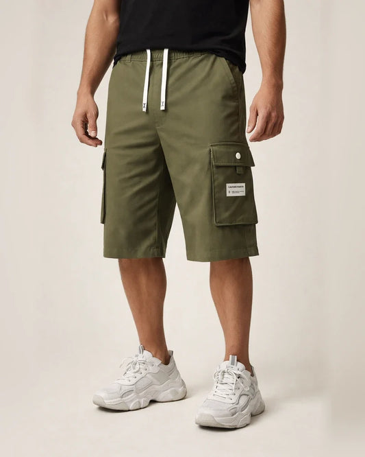 Men's Summer Work Shorts Sporty Casual Straight-Leg 7/8 Length | JRSEE:a969db10-3d38-47ba-b4c0-2fdf3c16a2f5