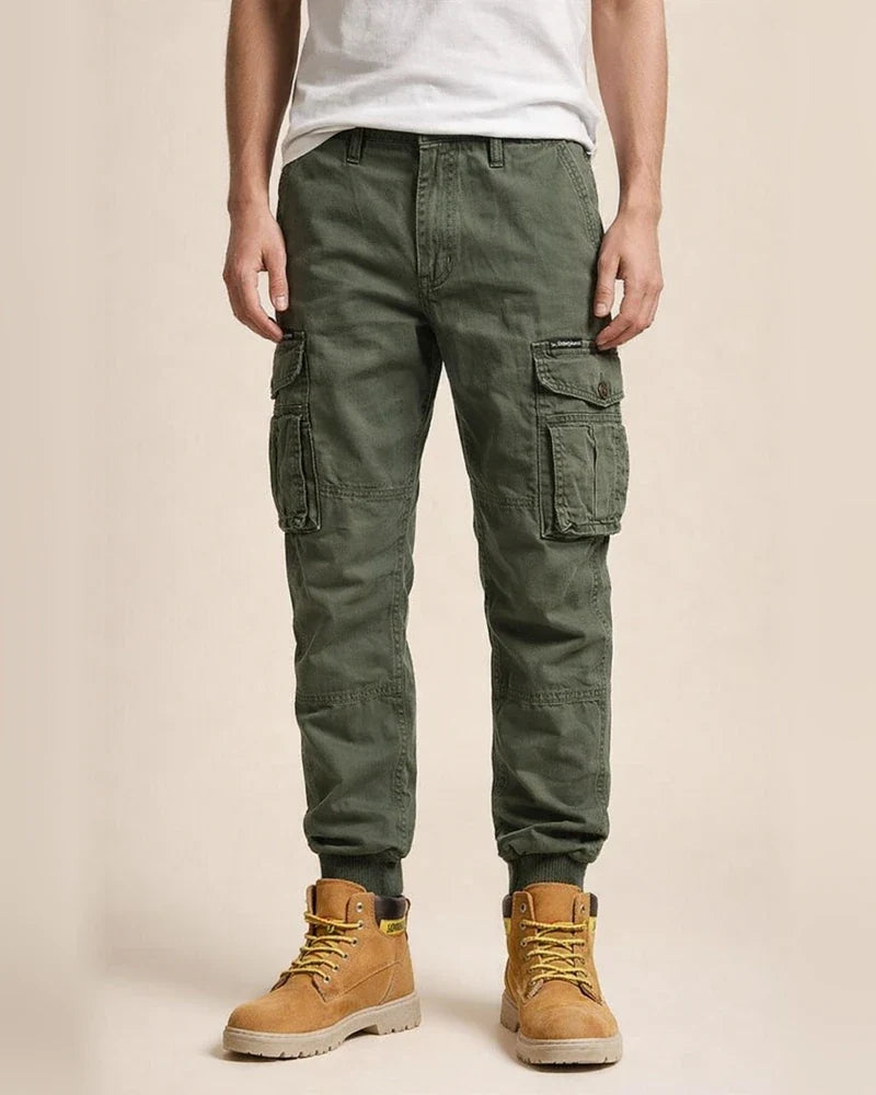 Men's Summer Workwear Pants - Loose-Fit Fashionable Athletic Long Pants | JRSEE:22cdcded-157f-44fd-87e0-51d88bea4fb2