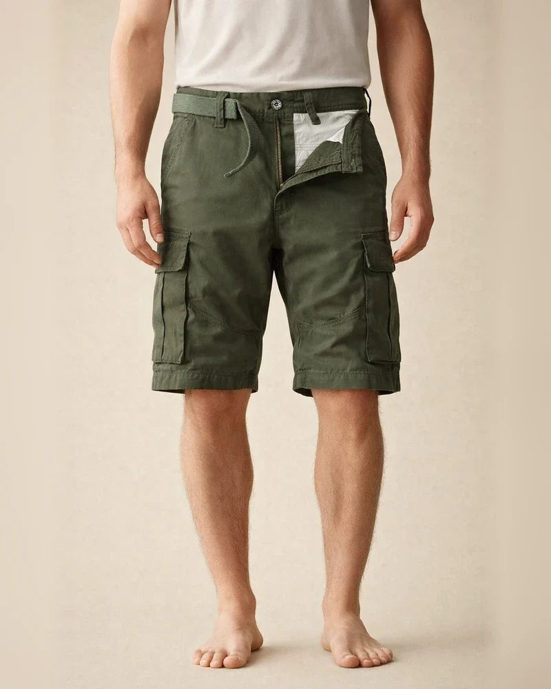 Men's Summer Workwear Shorts 100% Cotton 5-Inch Shorts Retro Casual Shorts | JRSEE:506c587b-f71a-4bfe-82a7-d0d794578791