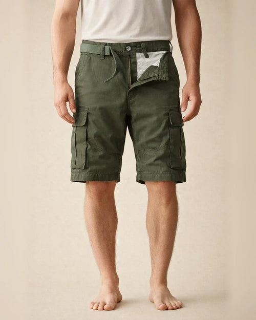Men's Summer Workwear Shorts 100% Cotton 5-Inch Shorts Retro Casual Shorts | JRSEE:506c587b-f71a-4bfe-82a7-d0d794578791