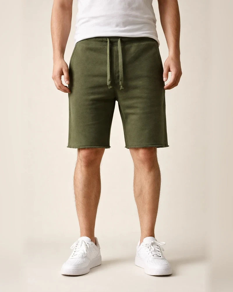 Men's Sweat Shorts Bermuda Shorts Drawstring Elastic Waist Letter Breathable Sports Short Daily Beach Cotton Sporty Casual Black White Micro-elastic | JRSEE:bb918927-de4e-4980-bd2b-ba97d85bac06