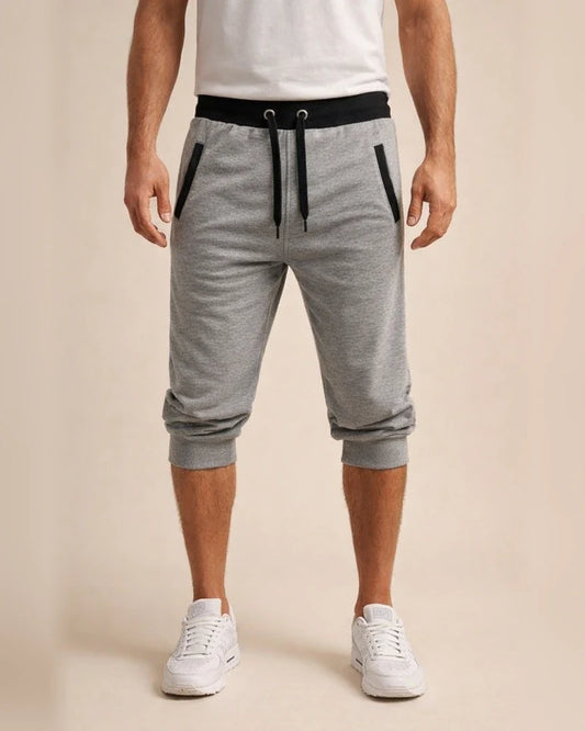 Men's Sweat Shorts Running Shorts Capri Pants Patchwork Drawstring Plain Daily Holiday Going out Streetwear Basic Black Light Grey Micro-elastic | JRSEE:a04bddea-f317-4756-b4d1-38420010792c
