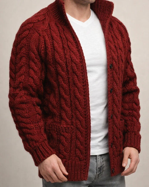 Men's Sweater Cardigan Knit Knitted Solid Color Stand Collar Stylish Casual Outdoor Home Clothing Apparel Winter Fall Black khaki M L XL | JRSEE:41e5ff71-eec7-4bfa-aab4-62a58faa1514