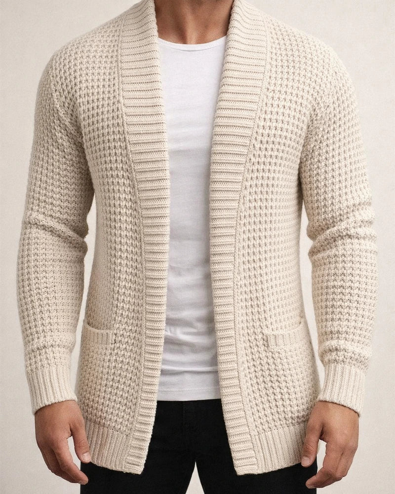 Men's Sweater Cardigan Sweater Ribbed Knit Cropped Knitted V Neck Clothing Apparel Winter Fall Black Blue S M L | JRSEE:74d8e04d-c434-48dc-97af-abc0a318fe1c