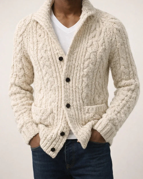 Men's Sweater Plain Knit Coat Cardigan | JRSEE:50a774a3-e234-4ca7-823d-b506771eb1f6