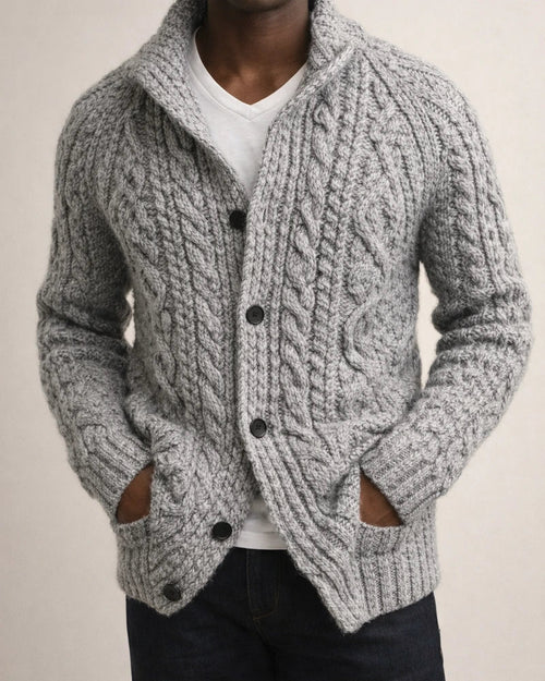 Men's Sweater Plain Knit Coat Cardigan | JRSEE:daa6946f-4ba4-460f-a328-326ba4f07aa2