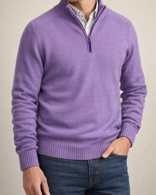 Men's Sweater Wool Sweater Pullover Sweater Jumper Ribbed Knit Cropped Zipper Knitted Solid Color Stand Collar Basic Stylish Outdoor Daily Clothing Apparel Winter Fall Green Black M L XL | JRSEE:1b93c696-2bfa-49a2-9916-42c475e1577b