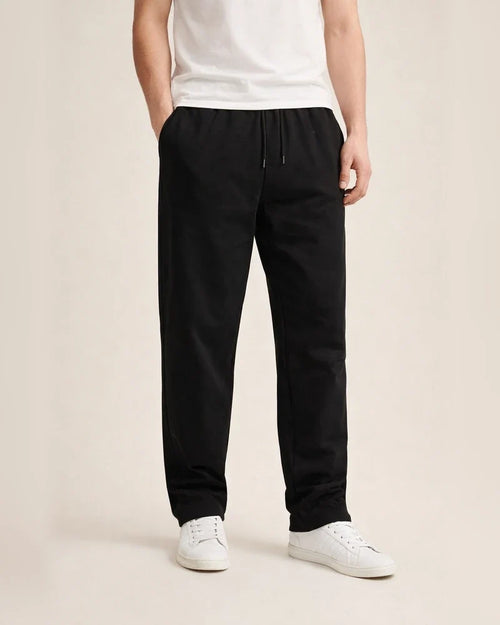 Men's Sweatpants Casual Pants Drawstring Elastic Waist Straight Leg Plain Outdoor Going out Fashion Streetwear Black Royal Blue Micro-elastic | JRSEE:670a4ba1-4da4-4168-aa67-b1ed7e165c09