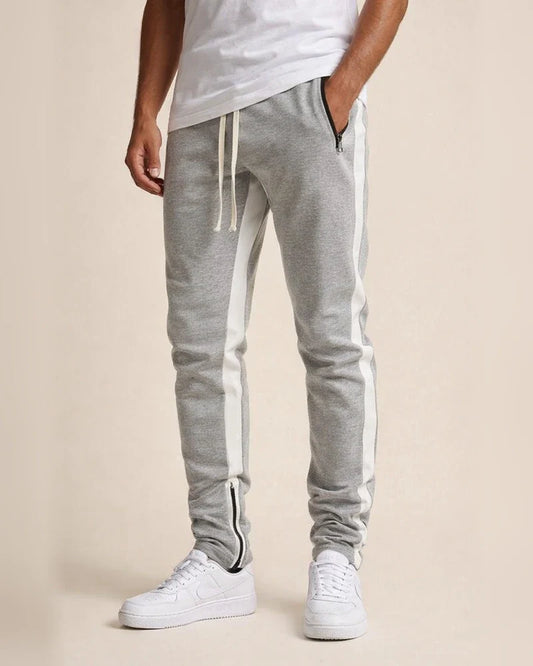 Men's Sweatpants Pants Trousers Trousers Workout Pants Patchwork Drawstring Side Stripe Solid Color Breathable Soft Full Length Outdoor Daily Sports Sporty Casual Slim White / Black Solid red | JRSEE:44f89782-1895-4827-baaf-818a6ab5c584