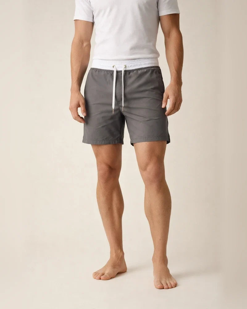 Men's Swim Shorts Swim Trunks Board Shorts Swim Brief Drawstring Elastic Waist Zipper Pocket Solid Color Breathable Quick Dry Short Casual Daily Beach Fashion Classic Style ArmyGreen Green | JRSEE:62b032ae-68fd-46e7-8f10-daf65b828901