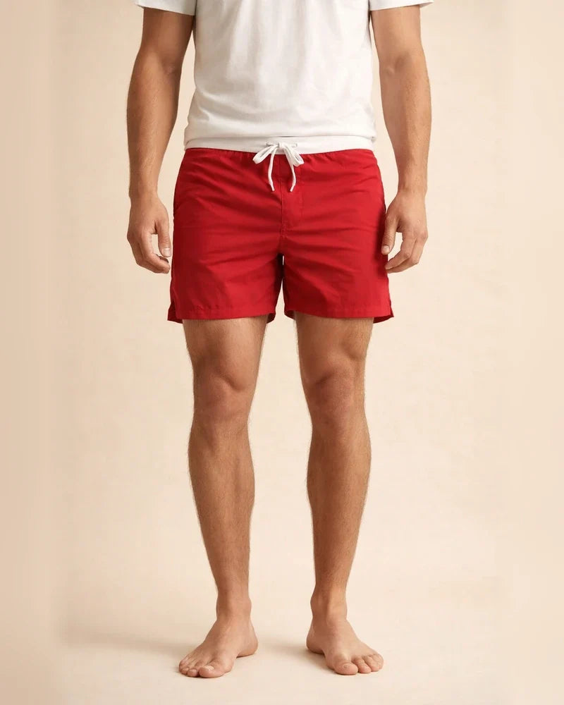 Men's Swim Shorts Swim Trunks Board Shorts Swim Brief Drawstring Elastic Waist Zipper Pocket Solid Color Breathable Quick Dry Short Casual Daily Beach Fashion Classic Style ArmyGreen Green | JRSEE:807ec6af-5ade-42fa-8777-b99ac0d60ad4