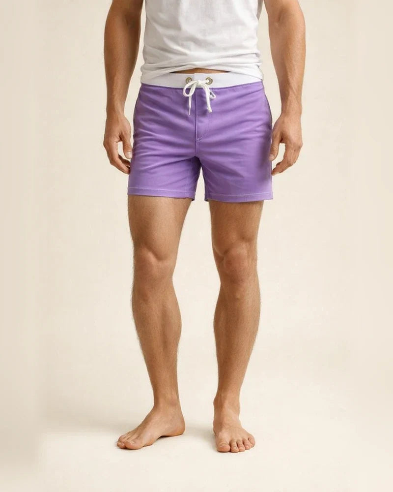 Men's Swim Shorts Swim Trunks Board Shorts Swim Brief Drawstring Elastic Waist Zipper Pocket Solid Color Breathable Quick Dry Short Casual Daily Beach Fashion Classic Style ArmyGreen Green | JRSEE:8978a353-83f3-4509-b662-538f063bd307
