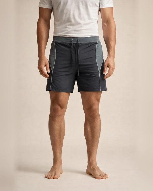 Men's Swim Trunks Board Shorts Swim Brief Drawstring Elastic Waist Graphic Color Block Comfort Breathable Casual Daily Holiday Fashion Streetwear Green Blue Micro-elastic | JRSEE:50080b68-1896-4e41-b960-0018f0d52237
