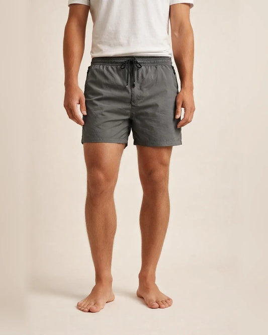 Men's Swimwear Swim Trunks Board Shorts Gym 3'' Workout Trunks Running Shorts Drawstring with Zipper Pocket Solid Color Quick-dry Sports Outdoor Fitness Basic Black Army Green | JRSEE:43132416-24ca-492c-be2d-4f1839b194f4