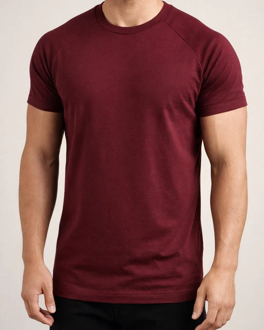 Men's T-shirt Summer Fitness Sports Short-sleeved Round Neck Solid Color Casual Tops | JRSEE:7035b34a-1b9f-4b9f-a857-e2d3d8ba038c